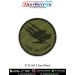 A detailed olive green round military patch showing the Rohini 3D surveillance radar mounted on a wheeled vehicle with antenna array silhouette and a reinforced merrow border - designed for radar enthusiasts, air-defence collectors, technicians, NCC cadet