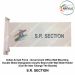 Indian Armed Force -Government Office Wall Mounting Double Sided Designation Acrylic Board with Wall Slide Holder (Can Be Inter Change The Boards)-S.R.SECTION