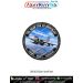 Saab JAS 39 Gripen Multirole Fighter Aircraft Patch for Aviation Enthusiasts and Collectors