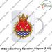 Personalised Indian Navy INS Satpura Mug with frigate ship design