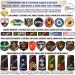 Security Uniform Badge-Patch Combo (CapBadge-1+ Chest Badge-1+ Arm Badge-1 Pair + Shoulder Flap- Epaulette-1 Pair) Customised Your Logo | Shapes Badges:Chughs Navyug