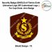 Security Badge (SHIELD) oF Fabric-Cloth (Universal Logo OR Customised Logo ) For Cap-Chest -Arm Badge-Shield Design 10-2 Inch Height
