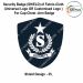 Security Badge (SHIELD) oF Fabric-Cloth (Universal Logo OR Customised Logo ) For Cap-Chest -Arm Badge-Shield Design 35-3 Inch Height