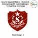 Security Badge (SHIELD) oF Fabric-Cloth (Universal Logo OR Customised Logo ) For Cap-Chest -Arm Badge-Shield Design 4-4 Inch Height
