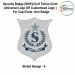 Security Badge (SHIELD) oF Fabric-Cloth (Universal Logo OR Customised Logo ) For Cap-Chest -Arm Badge-Shield Design 8-4 Inch Height