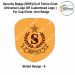 Security Badge (SHIELD) oF Fabric-Cloth (Universal Logo OR Customised Logo ) For Cap-Chest -Arm Badge-Shield Design 9-3 Inch Height