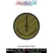 A detailed olive green round patch featuring the silhouette of the Shaurya ballistic missile in launch configuration, with a reinforced merrow border — designed for defence collectors, missile system enthusiasts, naval fans, trekkers, bikers and tactical