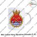 Personalised Indian Navy INS Shivalik Mug with frigate ship design