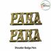 Para Shoulder Title Badge : ArmyNavyAir.com