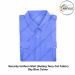 Security Uniform Shirt (Suiting Terry cot Fabric) (Half-Short Sleeve ) OR (Full Sleeve) With Breast Pockets & Scalloped Flaps & Shoulder Straps-Sky Blue-Shirt Full Sleeves