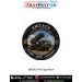 BM-30 Smerch Multiple Rocket Launcher Heritage Patch featuring the powerful long-range rocket artillery vehicle with the motto "Overwhelming Firepower" and "Massive • Precise • Unstoppable." Premium round military fabric patch for artillery personnel, def