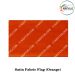 Ceremonial Flag Cloth Satin-Silken (Soft One Sided Shinning-Gliter) Width 40"-Orange