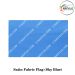 Ceremonial Flag Cloth Satin-Silken (Soft One Sided Shinning-Gliter) Width 40"-Sky Blue