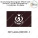 Security Badge (Rectangular- Square) oF Fabric-Cloth (Universal Logo OR Customised Logo ) For Cap-Chest -Arm Badge-Rectangular Design 4-2 Inch Height