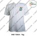 T-Shirt Indian Navy INS Teg Class | Indian Navy Surface Ship (FRIGATES) T Shirt PC With Collar (White)-INS Teg (F-45)-Small