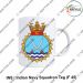 Personalised Indian Navy INS Teg Mug with Indian Navy frigate design