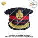 1 Row Gold-Gilt Zari Embroidery C Shape Peak For Army Peak Cap Hand | Machine Crafted