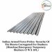 Indian Armed Force-Police- Security GI Tin Sheets Corrugated For Bunkers|Morchas|Emergency Temporary Shelters (3' W X 10'L)