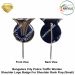 Bangalore City Police Traffic Warden Shoulder Logo Badge (Small) TWO : ArmyNavyAir.com