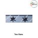 Indian Coast Guard Rank & Branch Badges (Sailors) For Summer Uniform-II GC Star |2 Good Conduct Star ( New Technology ) 1.9cm H X 6.5cm W