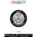 Premium round UPI Unified Payments Interface fabric patch featuring Scan & Pay QR code, smartphones showing successful digital payments, UPI branding, Easy Fast Secure slogan, digital payment icons, and a durable black merrow border representing India's d