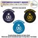 Security Badge (Rocker) oF Fabric-Cloth (Universal Logo OR Customised Logo ) For Cap-Chest -Arm Badge-Upper Rocker-4 Inch Height