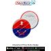 Personalised Uttarakhand Police Button Badge : ArmyNavyAir.com