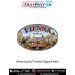 Vienna Austria Timeless Elegance travel souvenir patch with historic architecture, horse-drawn carriage and classical city scenery