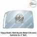 VB | Security Uniform Belt Buckle (Nationalised Bank Of India) Vijay Bank Security Belt Buckle Metal (Chrome) Is ( Suitable For 2" Belt of Leather- Nylon-Cotton)
