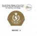 Security Badge (Wedge) oF Fabric-Cloth (Universal Logo OR Customised Logo ) For Cap-Chest -Arm Badge- WEDGE Design 4-2 Inch Height