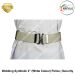 Webbing Synthetic 2" (White Colour) Used For Belt By Police | Security: Navyug