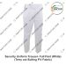 Security Uniform Trouser-Pant (Terry cot Suiting P.V Fabric) -White
