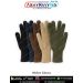 Wollen Gloves in Black Navy Blue Brown Khaki and Olive Green arranged in a row showing wool blend material rib wrist design and winter ready construction for daily and outdoor use. Image source: mnt data Wollen-Gloves-Economic.jpg