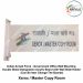 Indian Armed Force -Government Office Wall Mounting Double Sided Designation Acrylic Board with Wall Slide Holder (Can Be Inter Change The Boards)-XEROX |MASTER COPY ROOM