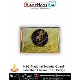 Buy NSG Sudarshan Chakra Metal Chest Badge : ArmyNavyAir.com Online at ...