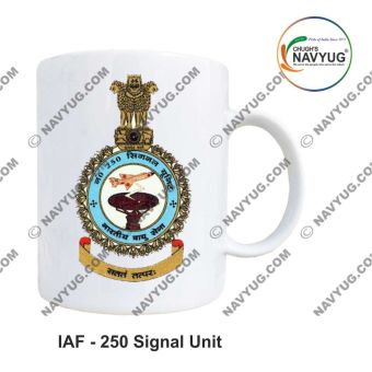 Personalised IAF Indian Air Force Signal Unit No 250 Mug: ArmyNavyAir.com