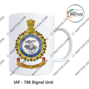 Personalised IAF Indian Air Force Signal Unit No 706 Mug: ArmyNavyAir.com