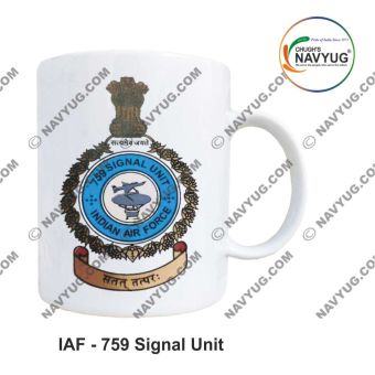 Personalised IAF Indian Air Force Signal Unit No 759 Mug: ArmyNavyAir.com