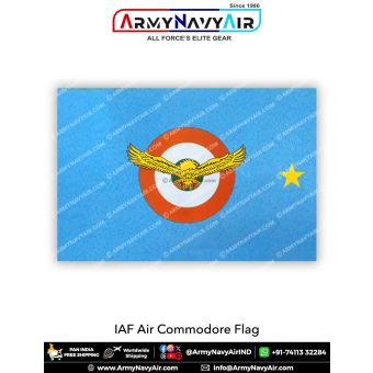 Indian Air Force Air Commodore IAF Flag : ArmyNavyAir.com