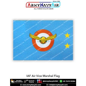 Indian Air Force Air Vice Marshal IAF Flag : ArmyNavyAir.com