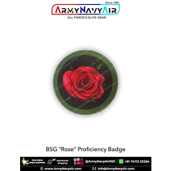 BSG Rose Proficiency Badge - Combo of 2 Patches