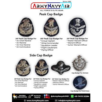 IAF Indian Air Force Cap Badges : ArmyNavyAir.com