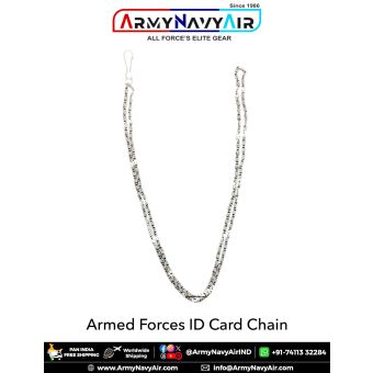 Indian Armed Force Identity Card Chain Safety Holder : ArmyNavyAir.com