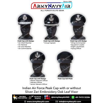 Indian Air Force Peak Cap : ArmyNavyAir.com