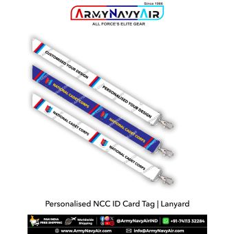 Personalised NCC ID Tag Lanyard : ArmyNavyAir.com