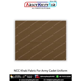 NCC Uniform Khaki Fabric for Army Cadet : ArmyNavyAir.com