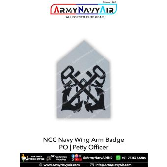 NCC Navy Arm Badge Petty Officer : ArmyNavyAir.com