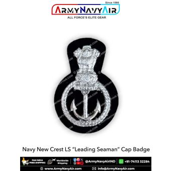 Navy New Crest LS Cap Badge : ArmyNavyAir.com