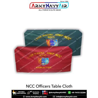 Personalized NCC Table Cloth With Crest & Text : ArmyNavyAir.com