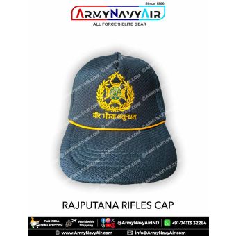 Experience premium comfort and pride with the Rajputana Rifles Cap, crafted for soldiers, veterans, and true admirers of India’s oldest rifle regiment. Made using durable breathable fabric and embroidered with the iconic Rajputana Rifles insignia, this ca
